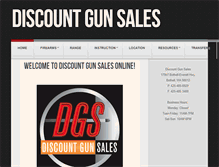 Tablet Screenshot of discountgunsales.com